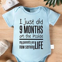 I just did 9 months baby onesie