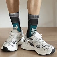 Vintage Makita Tools Compression Socks Unisex Seamless Printed