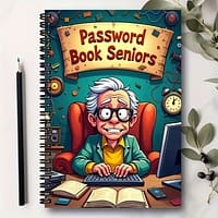 Retro Supernatural Password Notebook – Perfect for Seniors