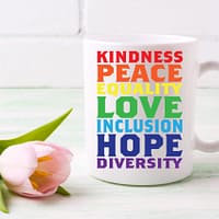Rainbow Values Mug – 11oz