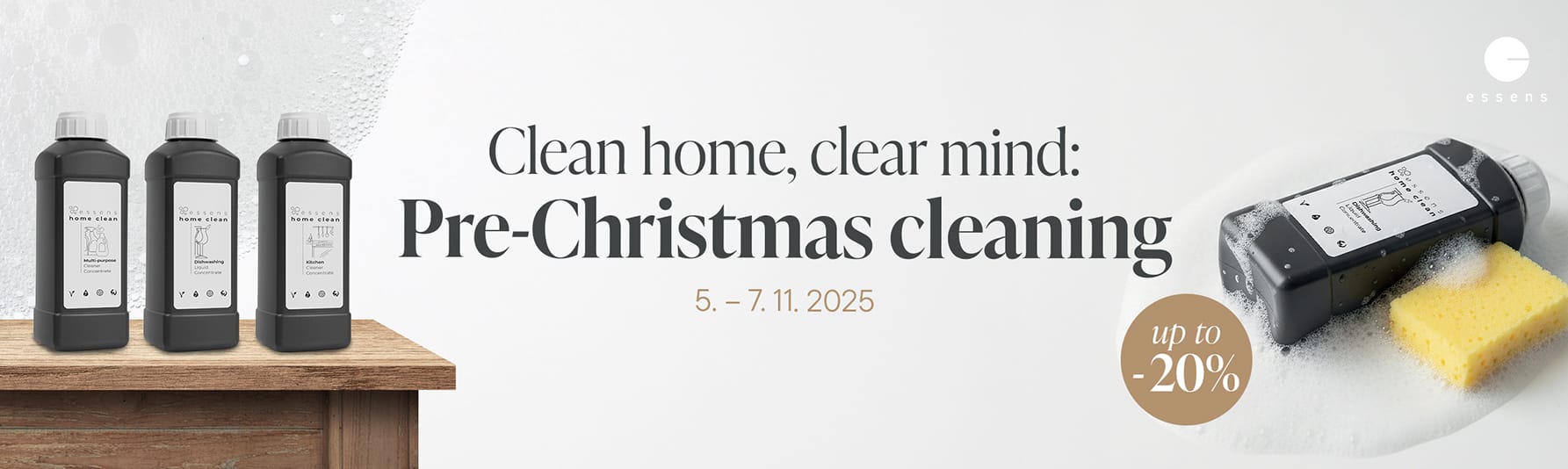Pre-Christmas cleaning with ESSENS