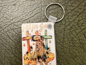 Fall for Jesus Key Ring