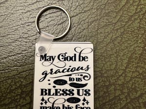 Psalm 67:1 Key Ring