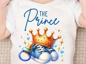 The Prince has arrived Baby Onesie
