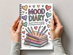 Book Self-Care Emotional Journal – Spiral Bound A5 Mood Diary