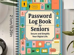 Spiral Password Notebook Log Book