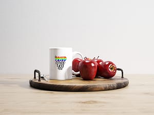 "Be Proud” Rainbow Mug – 11oz