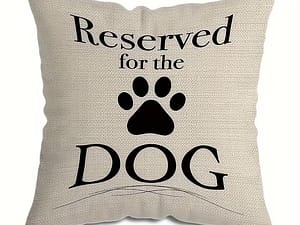 🐶 Humor Dog Paw Pillow Cover