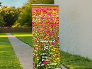 Customizable High-Definition Aluminum Roll-Up Advertising Banner