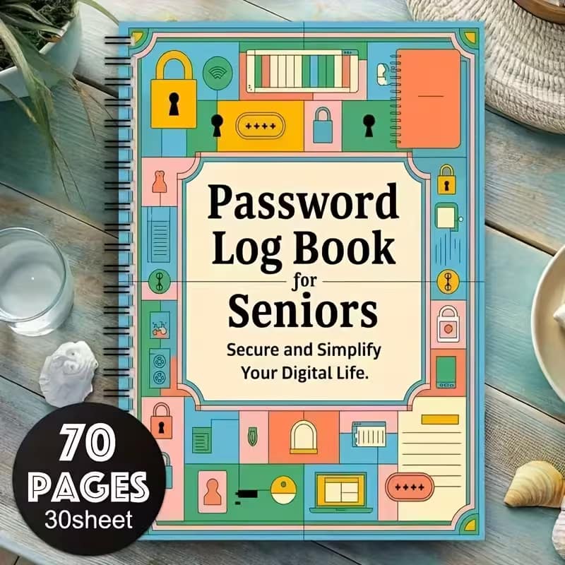 Spiral Password Notebook Log Book - Image 5