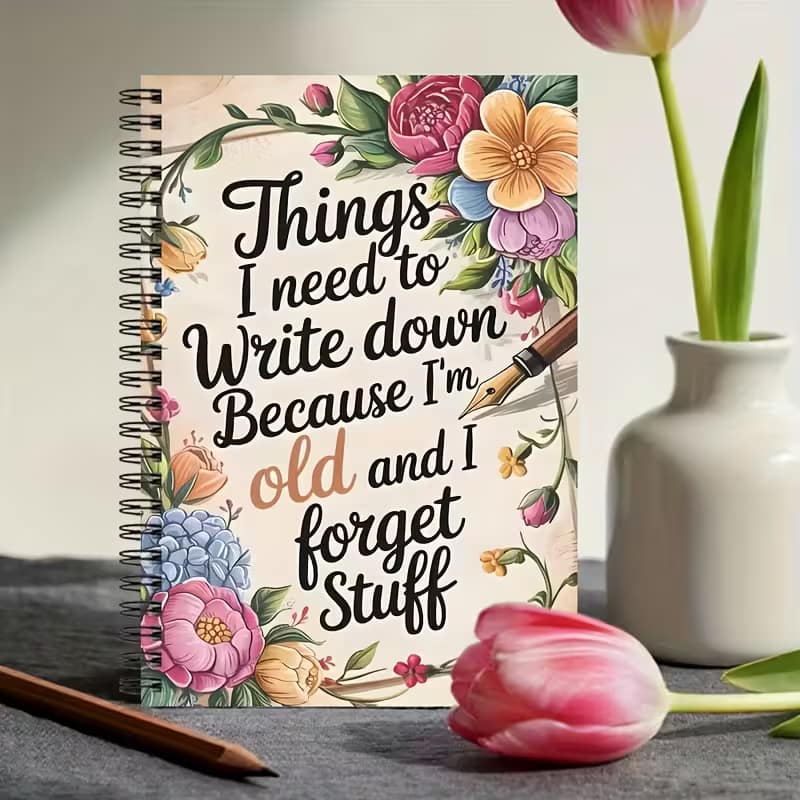 Vintage Floral Memory Journal for Elderly – Alzheimer’s & Daily Diary with Writing Prompts - Image 5